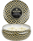 Freesia Clementine 3 Wick Tin Candle 12 oz