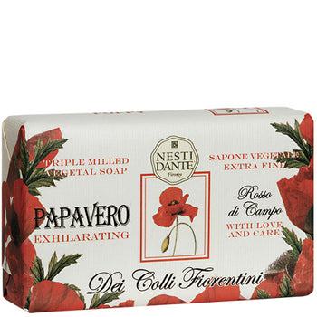 Dei Colli Fiorentini Poppy Exhilarating Soap 8.8 oz