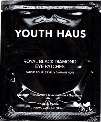 Royal Black Diamond Eye Patch