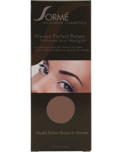 Always Perfect Brows Kit Dark Brown 0.12 oz
