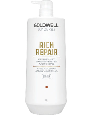 Dualsenses Rich Repair Restoring Shampoo Liter 33.8 oz