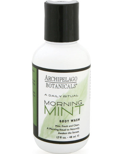 Morning Mint Body Wash Travel Size 1.7 oz